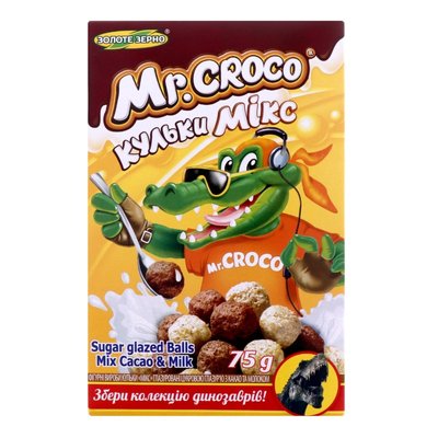 Сухой завтрак с шоколадно-молочными шариками Mix Croco, 75 г 3299700 фото
