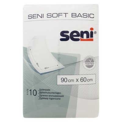 Набор пеленок гигиенических 90x60 см Basic Soft Seni, 1 шт 2120460 фото
