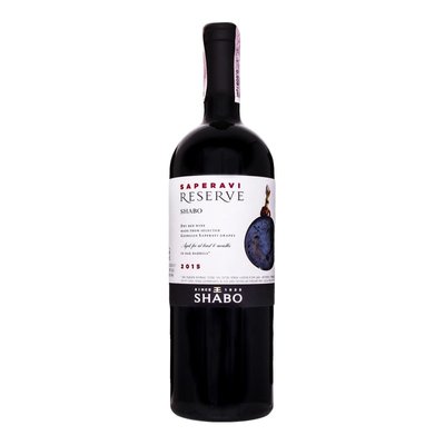 Вино красное сухое Shabo Reserve Саперави, 0.75 л 2336690 фото