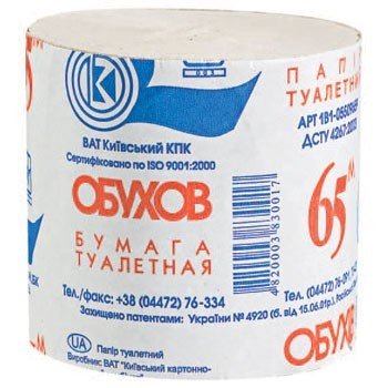 Туалетная бумага Обухов, 1 шт 120114 фото