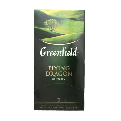 Чай зелений пакетований Greenfield Flying Dragon, 2г * 25 пак. 985780 фото