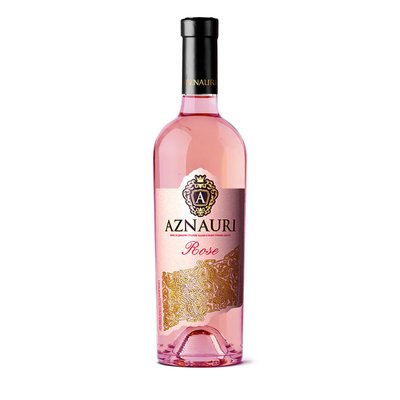 Вино розовое полусладкое, Aznauri 0.75 л 3026660 фото