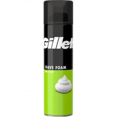 Піна для гоління Лайм Classic Gillette, 200 мл 3983220 фото