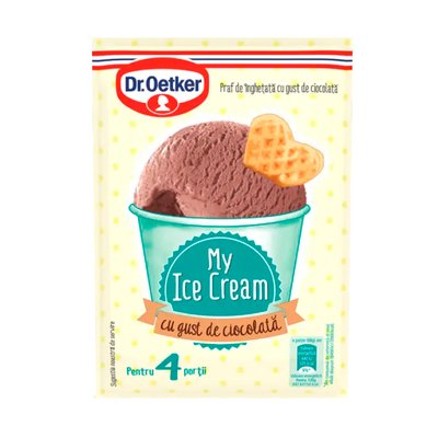 Суміш суха для приготування морозива з шоколадним смаком Dr.Oetker, 67 г 3152990 фото