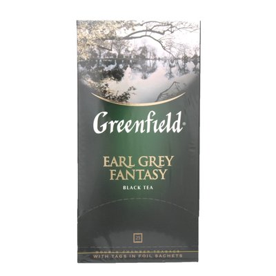 Чай чорний пакетований Greenfield Earl Grey Fantasy, 2 г * 25 пак. 1011430 фото