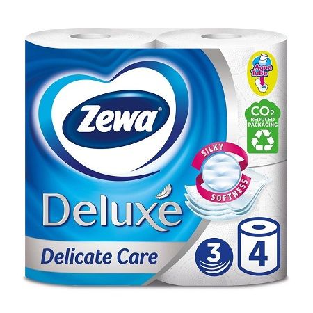 Папір туалетний 3-х шаровий Deluxe Zewa, 4 шт 2079520 фото