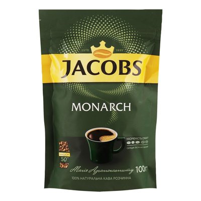Кава розчинна Monarch Jacobs, 100 г 3331530 фото