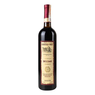 Вино красное природно-полусухое Пиросмани Kartuli Vazi, 0.75 л 2994580 фото