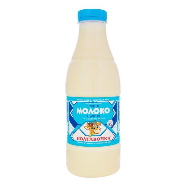 Молоко сгущенное 8,5% с сахаром Полтавочка, 920 г 2315100 фото
