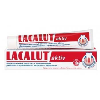 Зубная паста Aktiv Lacalut, 100 мл 2641220 фото
