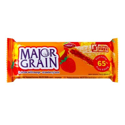 Батончик злаковий манго-полуниця Major Grain, 40 г 3818600 фото