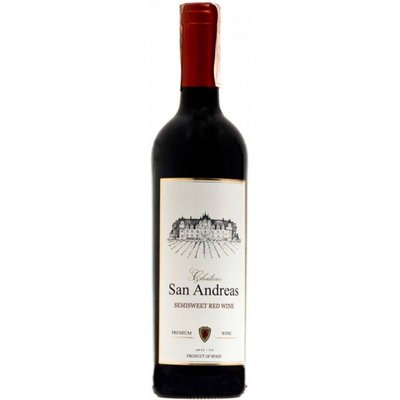 Вино червоне напівсолодке Chateau San Andreas, 0.75 л 2720590 фото