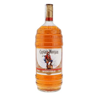 Алкогольний напій на основі Карибського рому Captain Morgan Spiced Gold, 1.5 л 3936550 фото