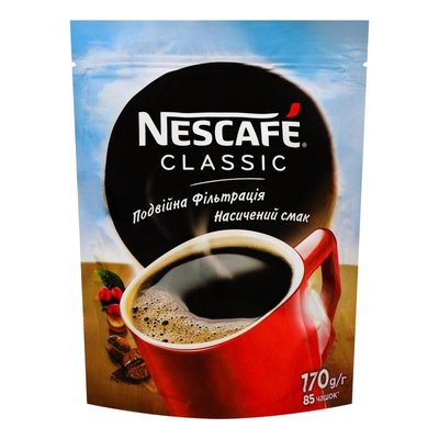 Кава розчинна Nescafe Classic, 170 г 3252030 фото