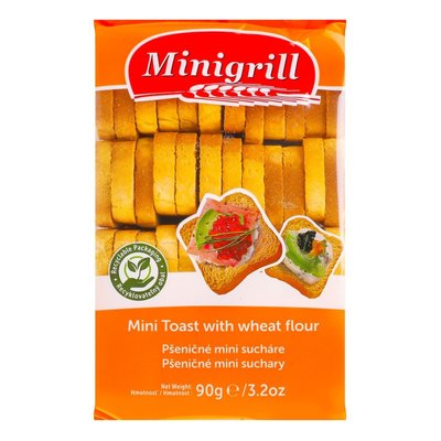 Тосты пшеничные Minigrill Diatosta, 90 г 3186580 фото