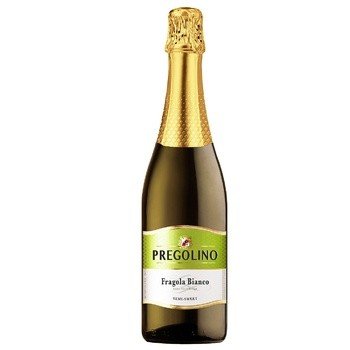 Напиток винный полусладкий слабоалкогольный белый PREGOLINO Fragola Bianco, 0.75 л 4150170 фото