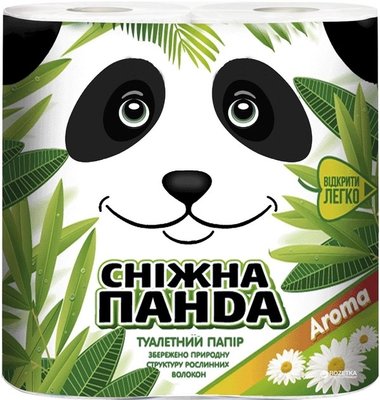 Туалетная бумага Снежная панда Арома, 4 шт/уп. 1788440 фото