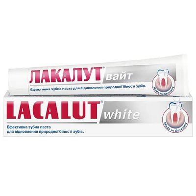 Паста зубная White Lacalut, 75 мл 2047490 фото