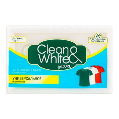 Мыло хозяйственное универсальное Clean&White Duru, 120 г 3840560 фото