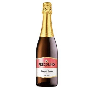 Напиток винный полусладкий слабоалкогольный красный PREGOLINO Fragola Rosso, 0.75 л 4150190 фото