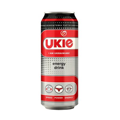 Энергетический напиток ж/б Ukie Energy, 0.5 л 3826100 фото