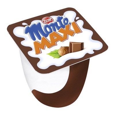 Десерт 13.3% молочный с шоколадом и лесными орехами Maxi Monte Zott, 100 г 3175540 фото