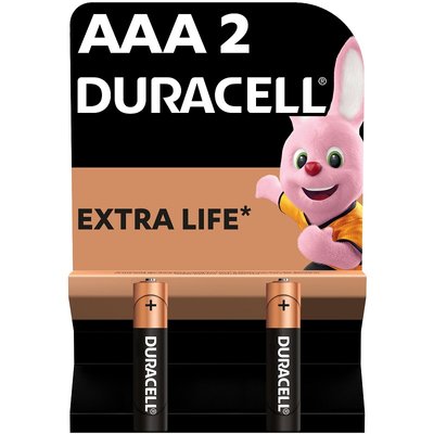 Батарейки AAA MN2400 Duracell, 2 шт 1978810 фото