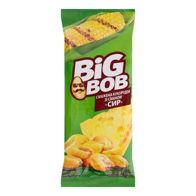 Кукурудза смажена зі смаком Сир Big Bob, 60 г 3351750 фото
