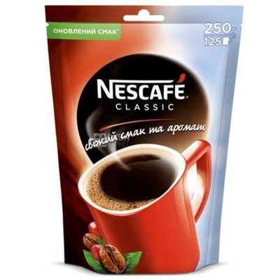 Кава розчинна Classic Nescafe, 250 г 3356830 фото