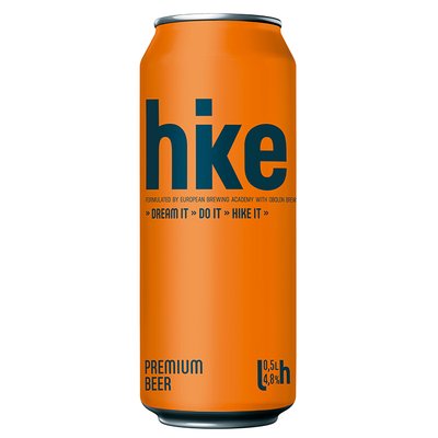 Пиво світле Hike Premium, 0.5 л з / б 11356 фото