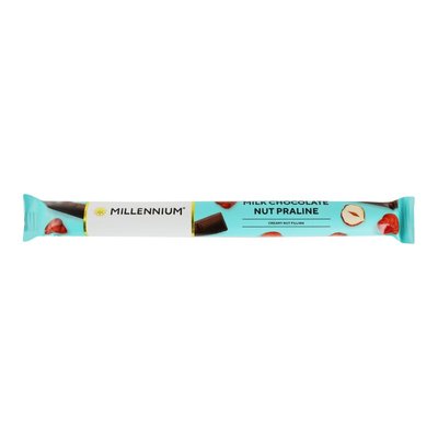 Шоколад молочний Nut Praline Millennium, 38 г 2637070 фото