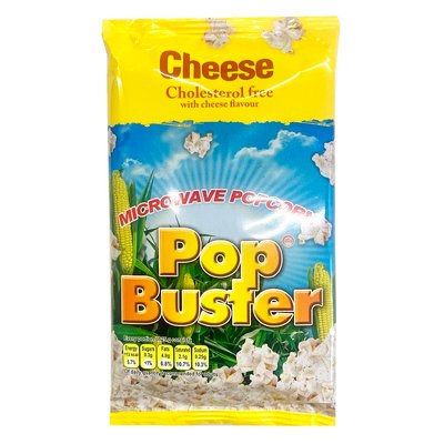 Попкорн для мікрохвильової печі зі смаком сиру Pop Buster, 100 г 4246670 фото
