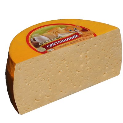 Сыр твердый Сметанковый Молоко, 100 г 4100270 фото