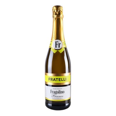 Напиток винный белый полусладкий игристый Fratelli Fragolino Bianco, 0.75 л 3507220 фото