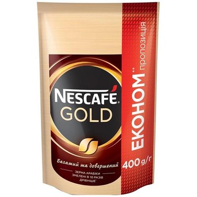 Кава розчинна Gold Nescafe, 400 г 2945770 фото