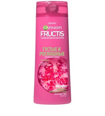 Шампунь для волос укрепляющий Густые и роскошные Fructis Garnier, 400 мл 2210500 фото