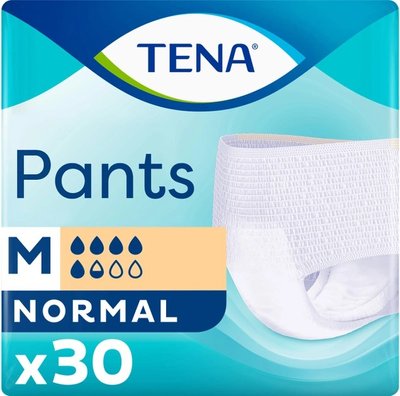 Подгузники-трусики одноразовые Medium Pants Normal Tena, 30 шт 3225270 фото