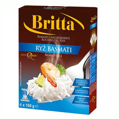 Крупа рис Басмати Britta, 100 г*4 шт. 3859090 фото