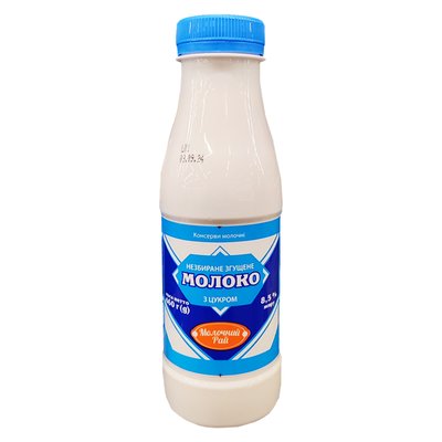 Молоко згущене з цукром 8,5% Молочний рай, 460 г 3501600 фото