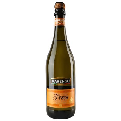 Напиток винный белый полусладкий игристый Со вкусом персика Marengo Pesca, 0.75 л 3983880 фото