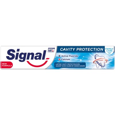 Зубная паста защита от кариеса для всей семьи Signal, 75 мл 3843330 фото
