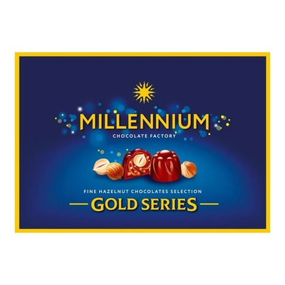 Конфеты с цельным лесным орехом Millennium Gold, 205 г 3283110 фото