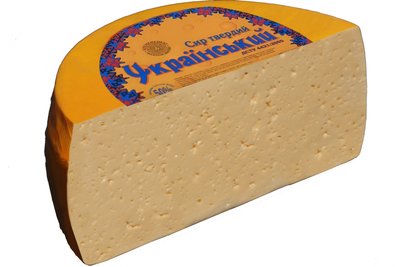 Сыр твердый Украинский Молоко, 100 г 4100240 фото