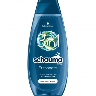 Шампунь для волосся 3 в 1 Freshness Schauma Men, 400 мл 3423250 фото