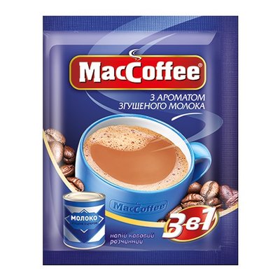 Кофейный напиток 3в1 со вкусом сгущенного молока MacCoffee, 18 г 2949120 фото