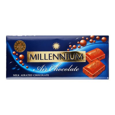 Шоколад молочний пористий Millennium, 85 г 3475320 фото