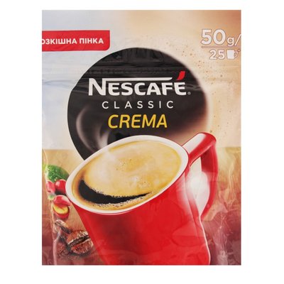 Кава розчинна Classic Crema Nescafe, 50 г 2947340 фото
