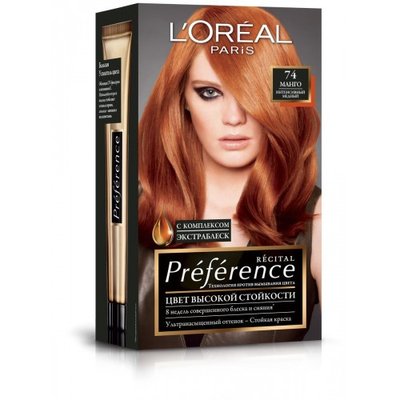 Краска для волос оттенок 74 Dublin Preference L’Oreal Paris, 1 шт 3097930 фото