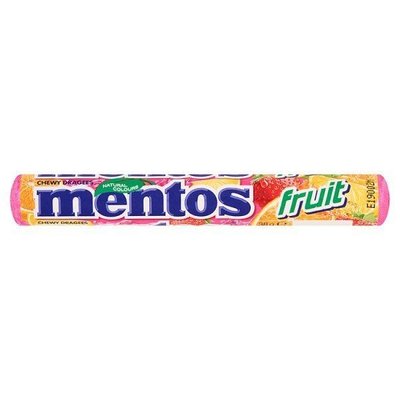 Драже жувальне зі смаком фруктів Mentos, 37 г 3323570 фото