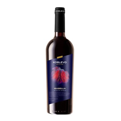 Вино красное полусладкое Koblevo Isabella, 0.75 л 1821600 фото